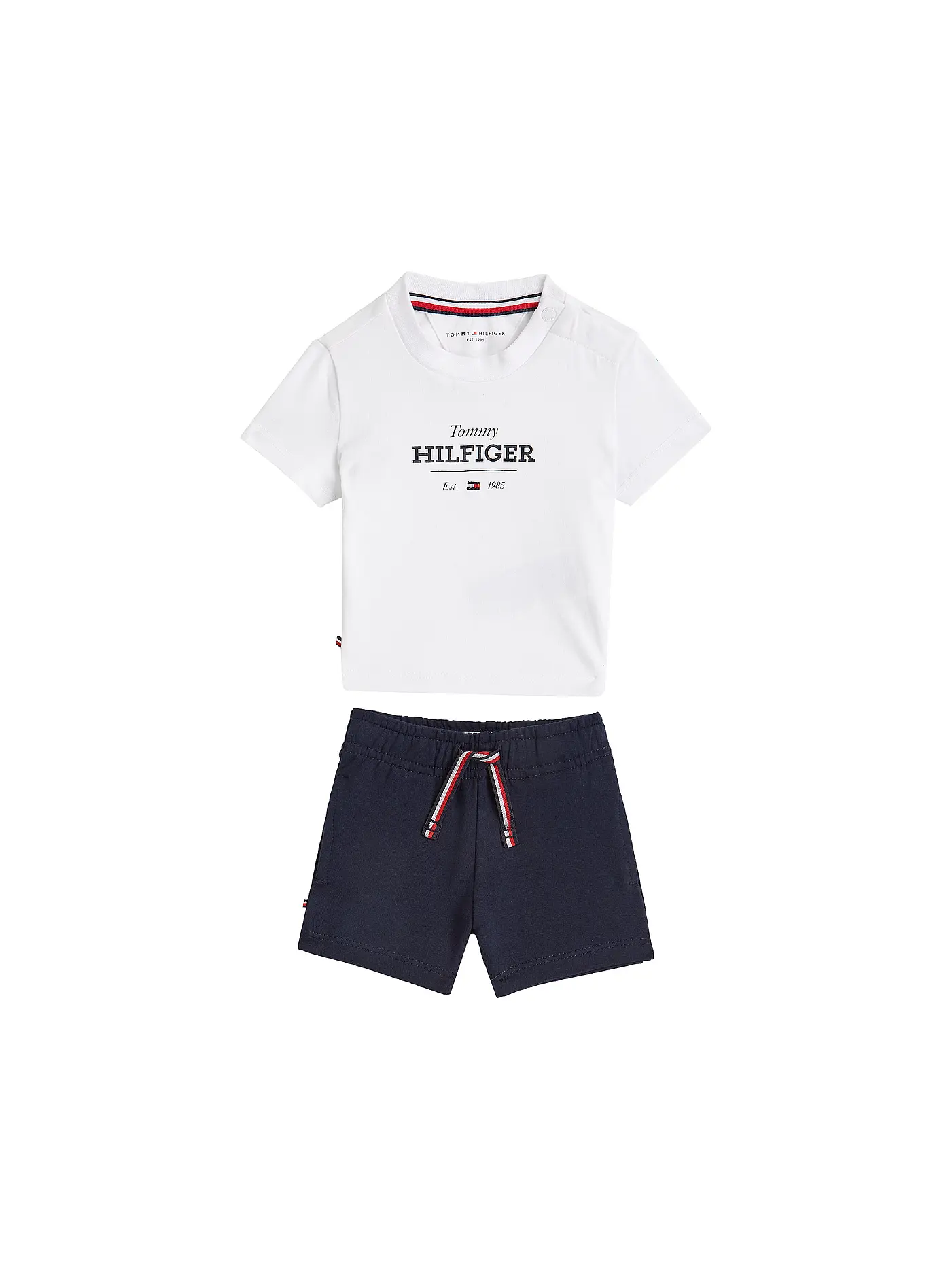 TOMMY HILFIGER | Baby Set 2-teilig T-Shirt und Shorts | dunkelblau